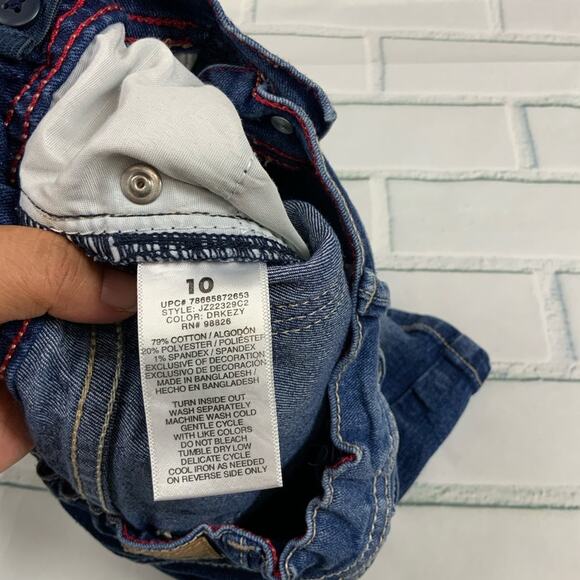 Jordache Patriotic Denim Shorts Medium Wash 10 G - Picture 5 of 6